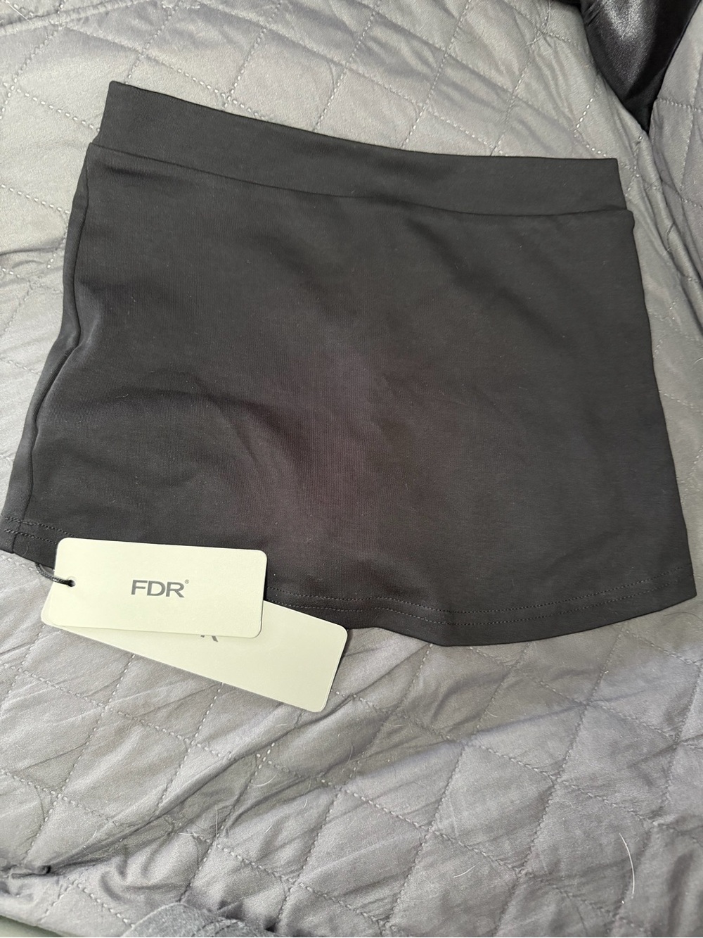 Women's Black Athletic Skort
